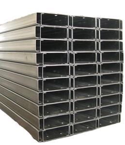 Z/C prezzo di Purlin Z/C sezione acciaio fabbrica laminati a freddo forma di sezione canale profilo in acciaio C Z U W J forma profilo formato a freddo - Product Image 1