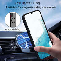 Coque magnétique translucide mate en TPU et PC rigide avec protection intégrale de l'appareil photo pour iPhone 18 17 16 Pro Max 15 Plus 14 13 12