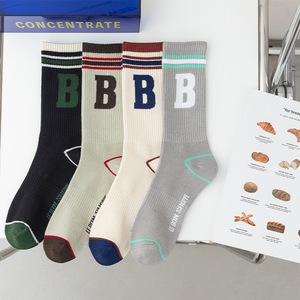 Calcetines de Media Pantorrilla para Hombre y Mujer, Calcetines Deportivos de Algodón para Primavera y Otoño, Calcetines Casuales a la Moda, Venta al Por Mayor - Product Image 1