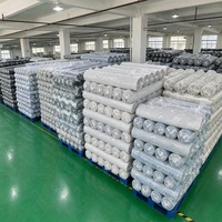 100% Polyester Gewebter Glatter Mikrofaser-Matratzenbezugstoff Abriebfest Umweltfreundlich Rutschfeste Punkte für Bettwaren