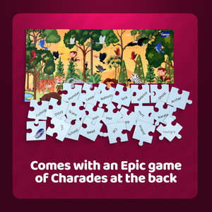 Toysaga I Am a Pro Animals, Juego de Rompecabezas Educativo de Animales para Niños de 3 a 12 Años, Juego de Charadas de Animales del Bosque y de Granja, 96 Piezas - Product Image 3