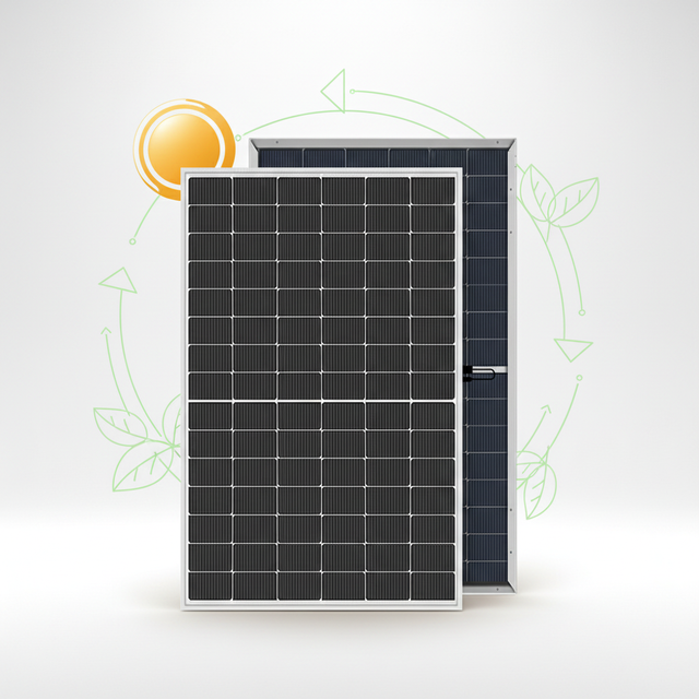 Most Popular Home Use Bifacial Solar Panel 440w