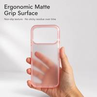 Coque de protection personnalisable pour iPhone 17 Pro Max, dos en acrylique dépoli mat, toucher soyeux, compatible avec la création de designs DIY