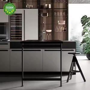 ตู้กับข้าวสแตนเลสมีลิ้นชักไม่มีฟอร์มาลดีไฮด์สำหรับบ้านหรือพื้นที่เตรียมอาหาร<span class=keywords><strong>สินค้า</strong></span>ใหม่ - Product Image 2