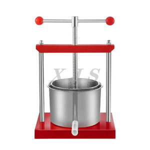 Mini prensa Manual de vino de frutas, prensa de frutas de acero inoxidable de grado alimenticio para uso doméstico, fabricación de jugo para manzana/zanahoria/naranja/Berr - Product Image 4