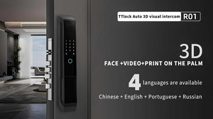 Serrure de porte intelligente TTLock WiFi avec reconnaissance faciale, caméra vidéo, empreinte digitale et déverrouillage à distance via application - Product Image 3