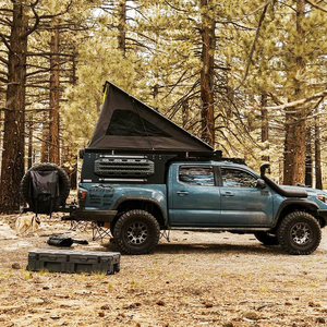 Auvent de camionnette modulaire à toit rigide, aménagement intérieur personnalisable avec cuisine optionnelle, modules de rangement et de couchage - Product Image 6