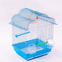 Cage d'élevage pliable plaquée or pour oiseaux, idéale pour perroquets et canaris - Vente en gros