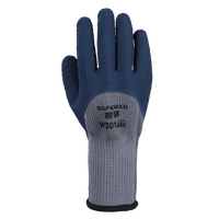 Gants de travail résistants au froid SAFEMAN W301, gants thermiques d'hiver avec doublure en tissu éponge, paume enduite de mousse de latex pour travaux en extérieur