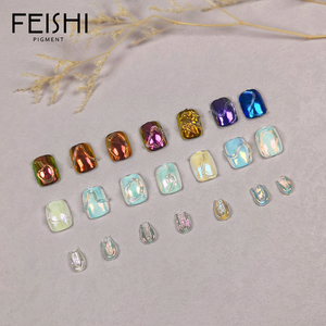 Порошок хамелеона HNDO Aurora, пигмент для ногтей, блестящий порошок хамелеона для ногтей - Product Image 3