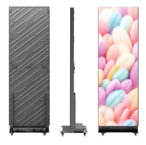 Support publicitaire sur pied en aluminium personnalisable pour bannière extensible 1920*640mm, affichage graphique multicolore pour intérieur - Product Image 3