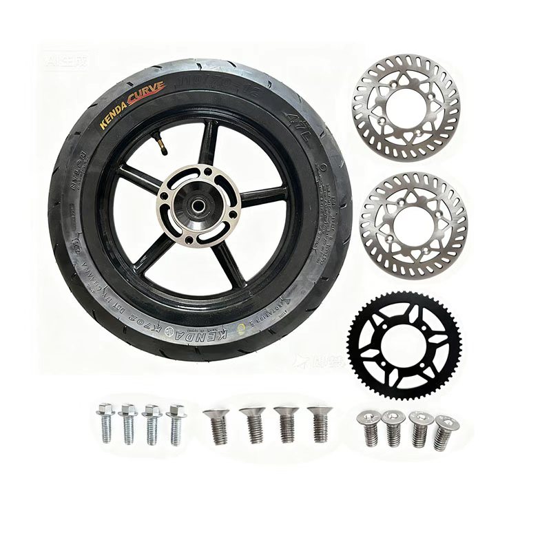 Pneu Et Chambre à Air 80/100-12 Pour Roue Arrière De Moto Dirt - 12 Pouces