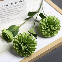 Fleurs de dahlia artificielles roses pour décorations de mariage-Utilisation intérieure/extérieure artisanale écologique et polyvalente pour Thanksgiving