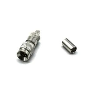 RF 1.0/2.3 male crimp type Connector for 0.25x 1.45x 2.6x cable