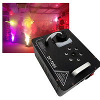 Machine à fumée de scène 1000W DMX 24 LED RGB pour événements et mariages avec télécommande, machine à fumée DJ, éclairage de scène, machine à brouillard avec télécommande
