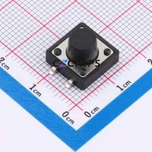 KH-12X12X8H-SMT-D Tactile Switch SMD-4P,12x12mm Switch ( Switch Length: 12mm )( Switch Width: 12mm )( Switch Height: 8mm ) - Product Image 1