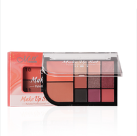 Menow E4103 OEM/ODM Marque privée Maquillage végétalien Imperméable Palette de fards à paupières et de blush 11 en 1 Ensembles pour femmes Fabrication sécurisée en gros