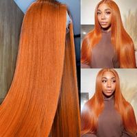 300 Wig Rambut Asli Manusia Brazilian Deep Wave Natural Color Virgin Transparan untuk Lace Front Glueless 13X4 untuk Wanita Kulit Hitam