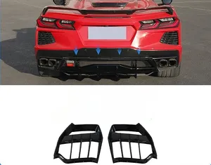 StarNav 2020 à 2025 pour C8 2 Portes Z51 STG 3 Spoiler de pare-chocs arrière, Diffuseur de protection modifié - Product Image 4