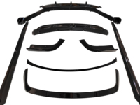 X5 Black Knight Style brillant noir voiture avant lèvre arrière diffuseur côté jupe Spoiler Aero Kit Kit carrosserie pour BMW X5 G05 M-Tech