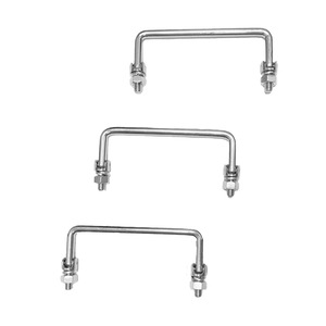 LS506-2 Carbon Steel <b>Handle</b> 304 Stainless Steel Industrial <b>Door</b> <b>Handle</b> Drawer <b>Pull</b> With 6mm Thread For Equipment - Product Image 6