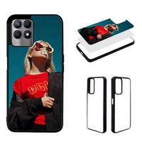 Coques de téléphone en TPU + aluminium anti-rayures par sublimation 2D pour la série Oppo Realme V13 V15 K9 X50, noires, ajustement parfait, vente en gros de luxe