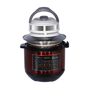 Nueva Olla a Presión Eléctrica Multifuncional de 6QT, Olla de Cocción Instantánea de Acero Inoxidable, Arrocera a Presión KC04005 - Product Image 4