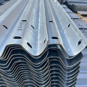 高速道路バリー波鋼ビームガードレール耐久性のある金属車両パラペット安全バリア車両拘束システム - Product Image 5