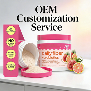 Complément alimentaire OEM pour la santé, poudre de fibres probiotiques quotidiennes pour la perte de poids chez les adultes, non destiné aux femmes enceintes - Product Image 1