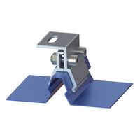 Colliers de fixation solaires photovoltaïques en gros AL6005 T5 non pénétrants pour toitures à joint debout, pour projets de toitures métalliques