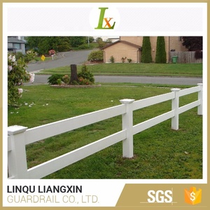 Venta al por mayor de carril de PVC para valla de caballos, modelo 3D de 3 y 2 rieles de vinilo blanco, cercado de arena de granja, recinto de arena de caballos de gran venta - Product Image 6