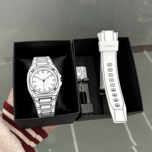 Custom Large Dial Casual Ultra Thin Fashion Clocks Plastic Watches Men's Sketch Watches Quartz Watches Luxury <b>Gift</b> <b>Box</b> Set - Product Image 6