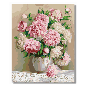 Pintura <span class=keywords><strong>al</strong></span> óleo por números Kits Pintura <span class=keywords><strong>al</strong></span> óleo sobre <span class=keywords><strong>lienzo</strong></span> Flor Pinturas de dibujo hechas a mano <span class=keywords><strong>para</strong></span> adultos Pintura <span class=keywords><strong>para</strong></span> colorear - Product Image 2
