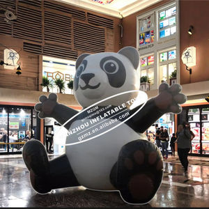 Cartone animato <span class=keywords><strong>Panda</strong></span> gonfiabile personalizzato <span class=keywords><strong>Panda</strong></span> gonfiabile con modello di bambù - Product Image 3