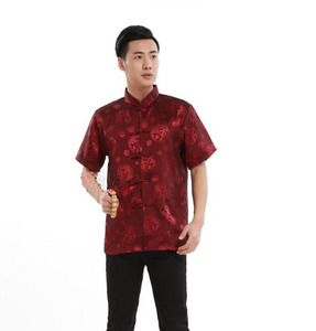 Traje Ecowalson Tang, ropa tradicional china para hombre, camisa, chaqueta, doble desgaste, cuello, <span class=keywords><strong>Cheongsam</strong></span>, Top, ropa Retro de Año Nuevo - Product Image 5