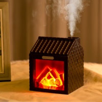 Humidificateur d'air à ultrasons miniature USB à brume fraîche de 200 ml avec lumière nocturne pour le bureau et la maison, cadeau de Noël en gros