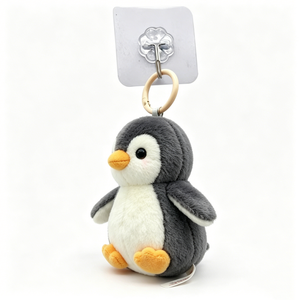 Custom Bear Plush Pillow <b>Keyring</b> Backpack <b>Charm</b> & Bag Pendant with Embossed Cartoon Design - Product Image 3