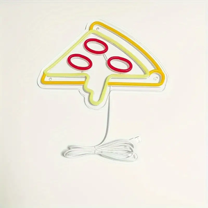 Led Flex Custom Neon Sign tira de neón número letra luz pizzería letrero de neón para boda Sign - Product Image 1