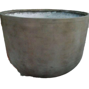Alta resistenza impermeabile grande GRC <span class=keywords><strong>fioriera</strong></span> fabbrica diretta Extra Large rotondo giardino esterno vaso di fiori per uso domestico - Product Image 5