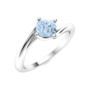 925 plata esterlina Kay joyeros Topacio Azul moda lágrima anillo corte ovalado Estilo clásico-David <span class=keywords><strong>Chatelaine</strong></span> anillo de Topacio azul - Product Image 2