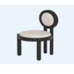 Chaise de salle à manger en bois moderne et simple 37798-101 - Product Image 2