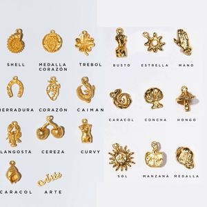 Collar con Colgante de Corazón y Trébol de la Suerte, Resistente al Agua, Chapado en Oro de 18K, para Niños - Product Image 2