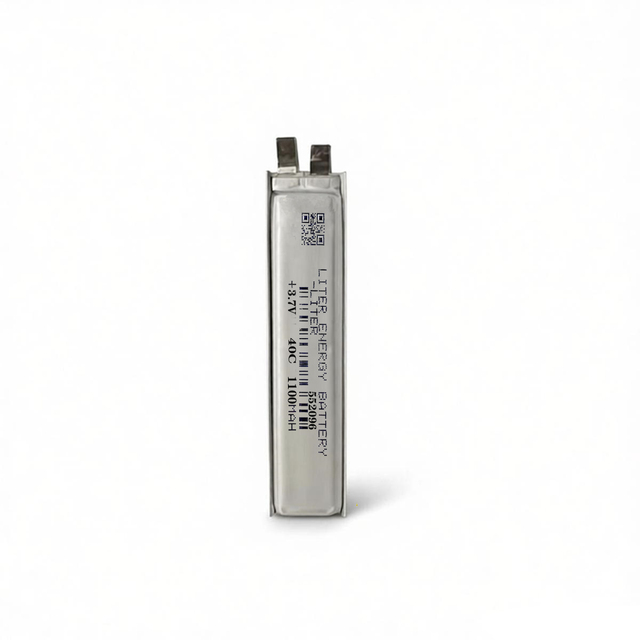 40C High Rate 552096 Polymer Lithium Battery 3.7V 1100nAh Suitable for Drone Water Gun Toys