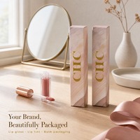 Boîte d'emballage pour rouge à lèvres, boîte personnalisée pour gloss à lèvres, emballage en papier pour couleur à lèvres, carton cosmétique, impression personnalisée, boîte en carton rigide