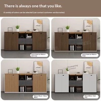WJG-260X Armoire de classement en bois verrouillable pour bureau commercial avec cloison et rangement mural, fabriquée en Chine