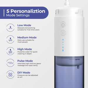 2024 Venta caliente irrigación <span class=keywords><strong>Nasal</strong></span> System-300ml 10oz botella de lavado <span class=keywords><strong>Nasal</strong></span> enjuague sinusal, enjuague a presión Neti Pot, sin Bpa para adultos y niños - Product Image 3