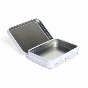 Bán sỉ tùy chỉnh in nổi vuông nhỏ in bản lề lông mày bút chì bóng mắt trang điểm kim loại hộp thiếc <span class=keywords><strong>tin</strong></span> container - Product Image 4