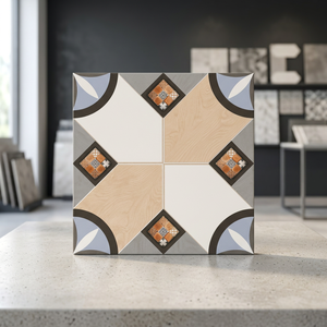 Carreaux muraux luxueux en céramique brillante série numérique 300x300mm Design élégant de style arabe - Product Image 2