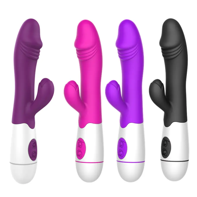 Gerçekçi yapay penis 30 modu titreşim G Spot vibratör güçlü su geçirmez çift motorlar Clit vibratör stimülasyon seks oyuncak