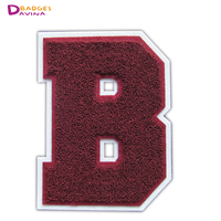 Coupe fer sur lettres Chenille A-Z patchs-fer adhésif ou coudre sur appliques-décoratif 4.5 "Camouflage lettres